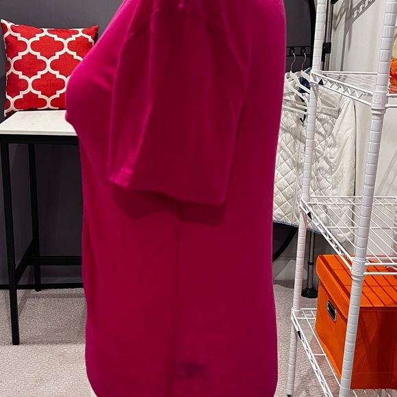 A New Day Pink Top with Tie Front - Picture 6 of 13